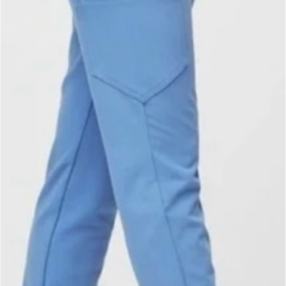 9 piece FIGS LOT 5 Zamora Joggers/ 4 Casma tops-ceil blue - Picture 5 of 10